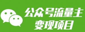公众号流量主变现项目：每天2小时，普通人每月多挣三五千-网创星球
