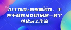 AI工作流+自媒体创作，手把手教你从0到1搭建一套个性化ai工作流-网创星球