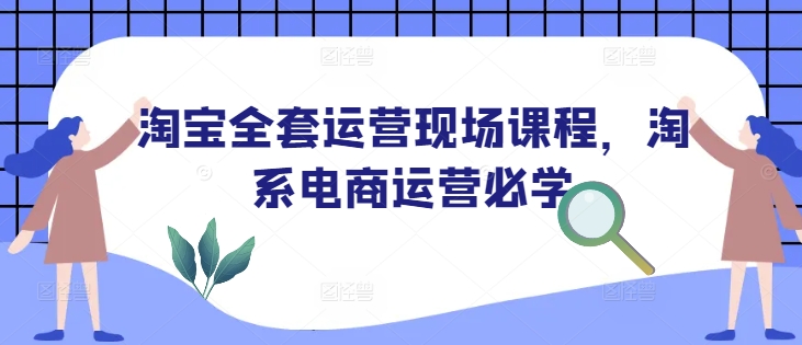淘宝全套运营现场课程,淘系电商运营必学-网创星球