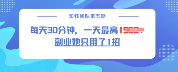 副业她只用了1招,每天30分钟,无脑二创,一天最高1.5k-网创星球
