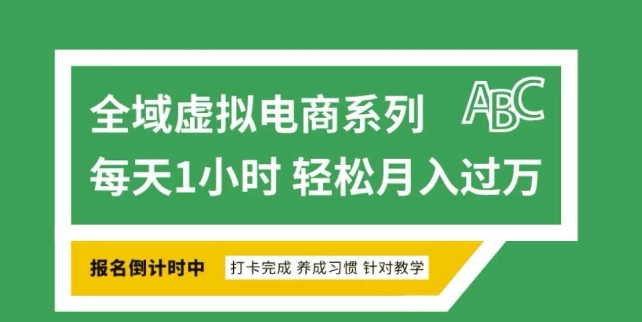 全域虚拟电商变现系列,通过平台出售虚拟电商产品从而获利-网创星球