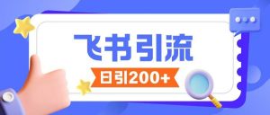 飞书引流创业粉玩法，无限私信不违规-网创星球