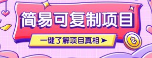 简易可复制的小众项目，每天投入3分钟，单笔可达200+【附操作流程说明】-网创星球