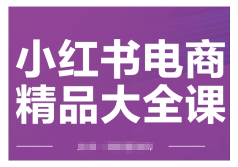 小红书电商精品大全课,快速掌握小红书运营技巧,实现精准引流与爆单目标,轻松玩转小红书电商(更新2月)-网创星球