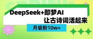 用DeepSeek做AI 古诗词视频,涨粉 10W+(保姆级教程)-网创星球