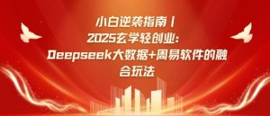 小白逆袭指南,2025玄学轻创业:Deepseek大数据+周易算法的融合玩法-网创星球