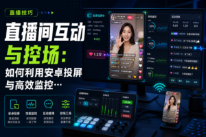 直播间互动与控场:如何利用安卓投屏与高效监控工具提升直播质量-网创星球