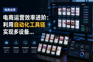 电商运营效率进阶:利用自动化工具链实现多设备协同管理-网创星球