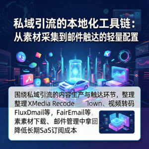 私域引流的本地化工具链:从素材采集到邮件触达的轻量配置-网创星球