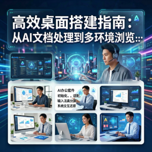 高效桌面搭建指南：从AI文档处理到多环境浏览的实操配置-网创星球
