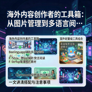 海外内容创作者的工具箱：从图片管理到多语言阅读的轻量方案-网创星球