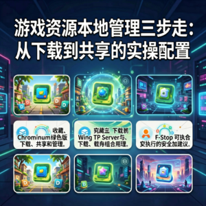 游戏资源本地管理三步走：从下载到共享的实操配置-网创星球