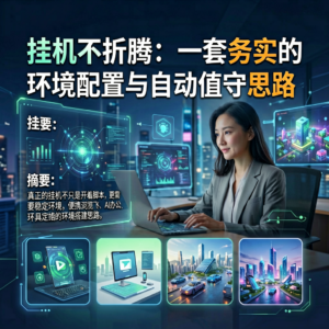 挂机不折腾：一套务实的环境配置与自动值守思路-网创星球
