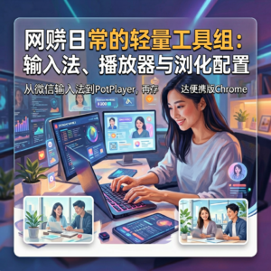 网赚日常的轻量工具组：输入法、播放器与浏览器的本地化配置-网创星球