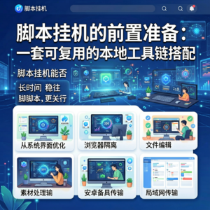 脚本挂机的前置准备：一套可复用的本地工具链搭配-网创星球