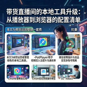 带货直播间的本地工具升级:从播放器到浏览器的配置清单-网创星球