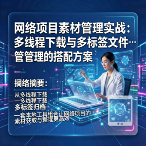 网络项目素材管理实战：多线程下载与多标签文件管理的搭配方案-网创星球