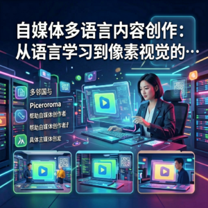 自媒体多语言内容创作:从语言学习到像素视觉的轻量工具组合-网创星球