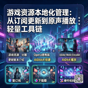 游戏资源本地化管理：从订阅更新到原声播放的轻量工具链-网创星球