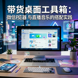 带货桌面工具箱：微信PC新版、便携浏览器与直播音乐的搭配实践-网创星球