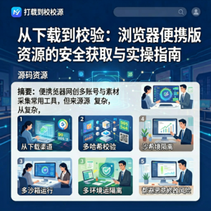 从下载到校验：浏览器便携版资源的安全获取与实操指南-网创星球