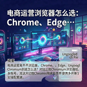 电商运营浏览器怎么选:Chrome、Edge与Ungoogled的差异与配置-网创星球