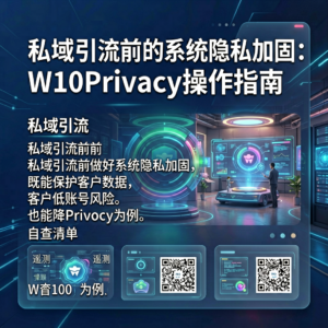 私域引流前的系统隐私加固:W10Privacy操作指南-网创星球