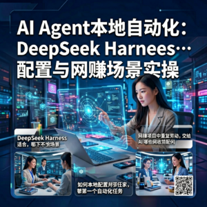 AI Agent本地自动化：DeepSeek Harness的配置与网赚场景实操-网创星球