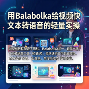 用Balabolka给视频快速配音：文本转语音的轻量实操-网创星球
