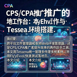 CPS/CPA推广的本地工作台:Tessoa文件管理与FlyEnv环境搭建-网创星球