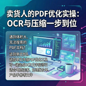 卖货人的PDF优化实操:OCR与压缩一步到位-网创星球