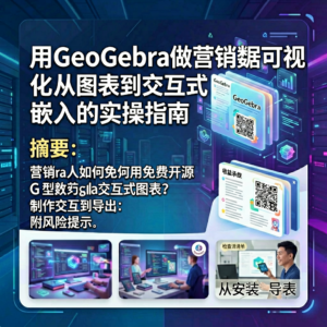 用GeoGebra做营销数据可视化:从图表到交互式嵌入的实操指南-网创星球