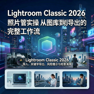 Lightroom Classic 2026 照片管理实操：从图库到导出的完整工作流-网创星球