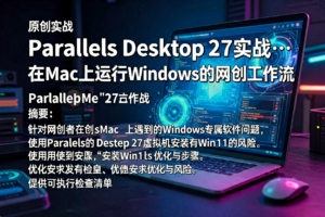 Parallels Desktop 27实战：在Mac上运行Windows的网创工作流-网创星球