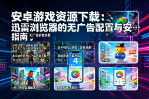 安卓游戏资源下载:迅雷浏览器的无广告配置与安全操作指南-网创星球
