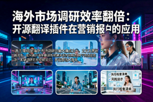 海外市场调研效率翻倍:开源翻译插件在营销情报中的应用-网创星球