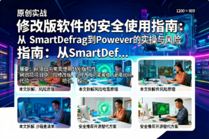 修改版软件的安全使用指南：从SmartDefrag到PowerDirector的实操与风险-网创星球