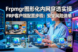 Frpmgr图形化内网穿透实操:FRP客户端配置步骤与安全风险清单-网创星球
