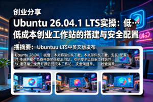 Ubuntu 26.04.1 LTS实操:低成本创业工作站的搭建与安全配置-网创星球