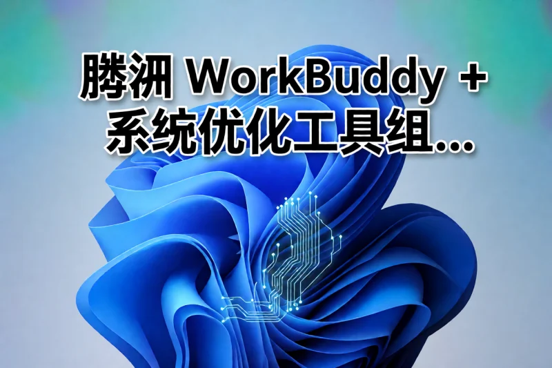 腾讯 WorkBuddy + 系统优化工具组合:Windows 11 办公效率提升全攻略-网创星球