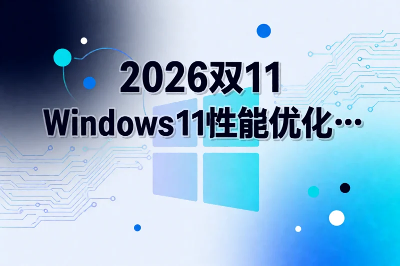 2026双11 Windows 11性能优化与系统工具选购指南-网创星球