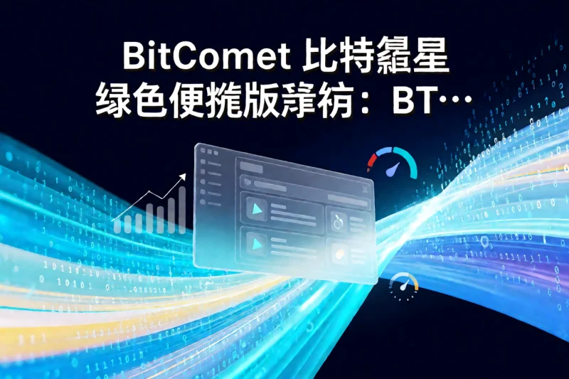 BitComet比特彗星绿色便携版详解:BT下载效率提升指南-网创星球