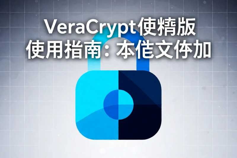 VeraCrypt便携版使用指南：本地文件加密与隐私保护-网创星球