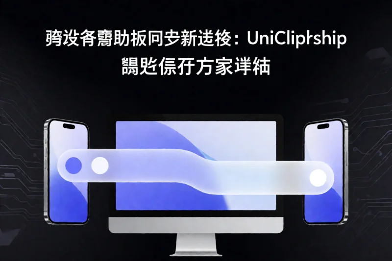 跨设备剪贴板同步新选择：UniClipboard 隐私优先方案详解-网创星球