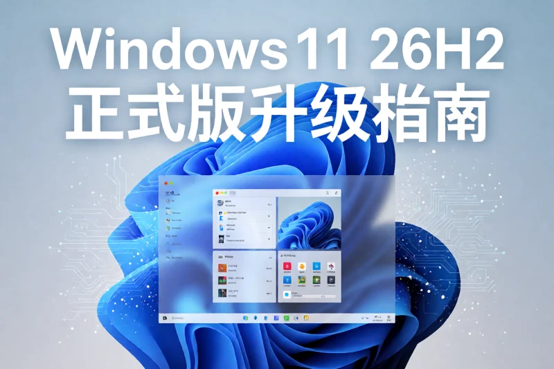 Windows 11 26H2 正式版升级指南：新功能解读与平滑迁移-网创星球