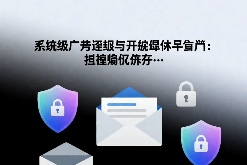 系统级广告拦截与开源邮件客户端:构建隐私优先的桌面环境-网创星球