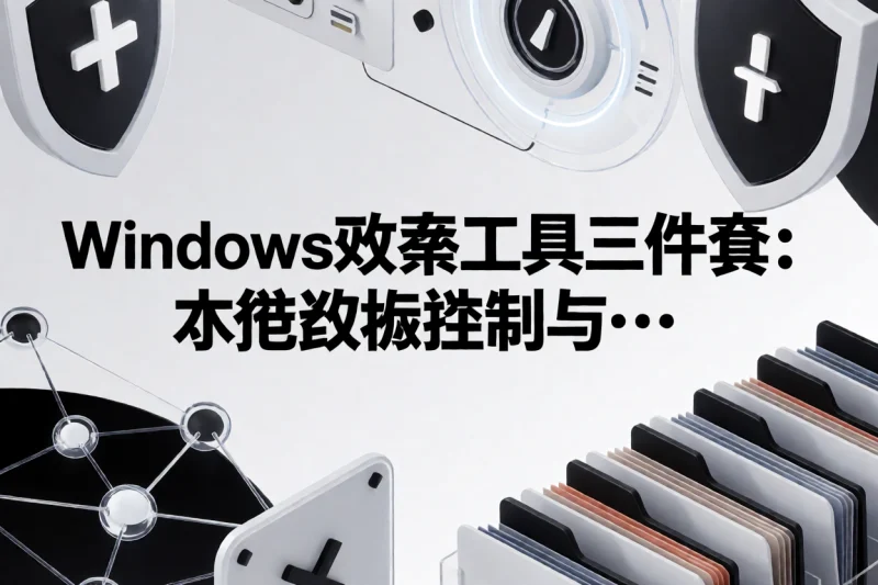 Windows效率工具三件套:本地数据控制与隐私保护方案-网创星球