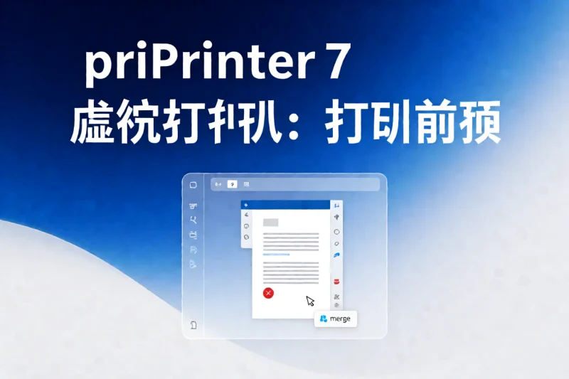 priPrinter 7虚拟打印机:打印前预览编辑,告别无效打印浪费-网创星球