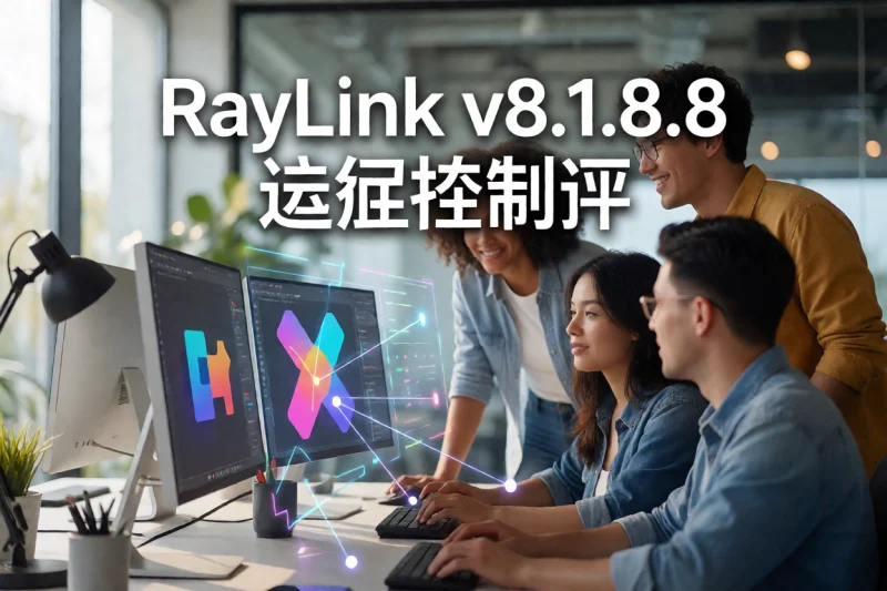 RayLink v8.1.8.8评测:4:4:4色彩还原助力设计远程协作-网创星球