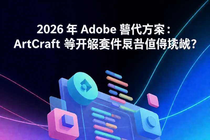 2026年Adobe替代方案：ArtCraft等开源套件是否值得切换？-网创星球